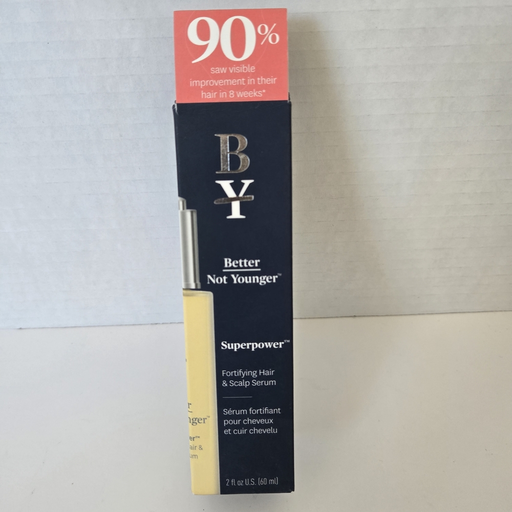Better Not Younger Superpower Fortifying Hair & Scalp Serum 60 mL NEW